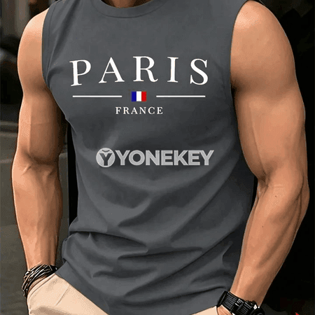 Erkekler üçin ýeňil, dem alýan sport maýkasy, 3D çaply, uly kesim