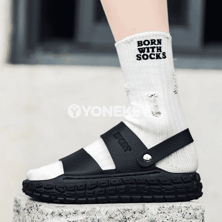 Erkekler üçin açyk sandal we şypbyklar, ýeňil, rahat