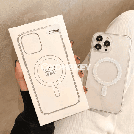 Magsafe üçin magnitli açyk iPhone gaby, zarýad animasiýaly
