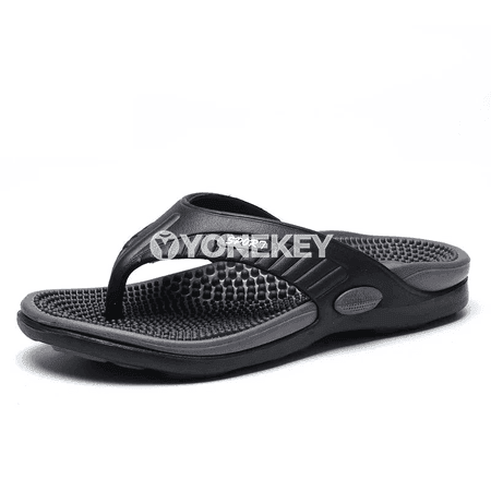 Erkekler üçin ýazky massaj şypbyklary, ýeňil we giň ölçegli