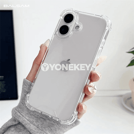 iPhone üçin açyk, ýeňil we şokdan goraýan berk gorag örtük