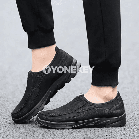 Erkekler üçin rahat loafers krasowkalar, dem alýan, ýumşak tabanly
