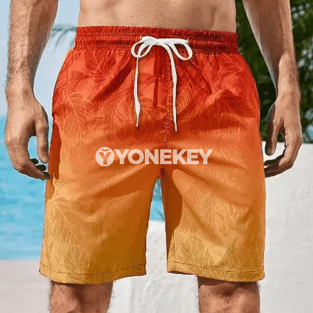 Erkek‑aýal üçin çalt guradyjy tomus şorty, plýaž üçin ýeňil model