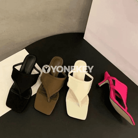Dem alýan kesikli zenan sandal — tomusky, pes ökjeli