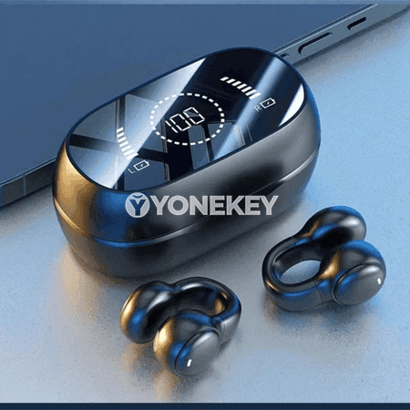 M47 simsiz Bluetooth nauşnikler, displeýli, mikrofonly