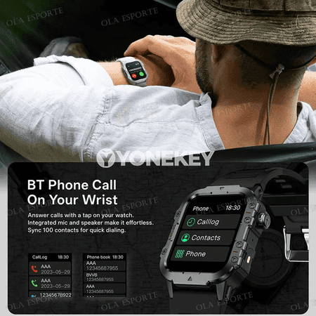 Hw12 akylly sagat, 2.01" ekran, Bluetooth jaň, suwa çydamly, sport režimler