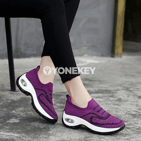 Zenanlar üçin dem alýan tor sport krossowkalary, ýeňil we rahat