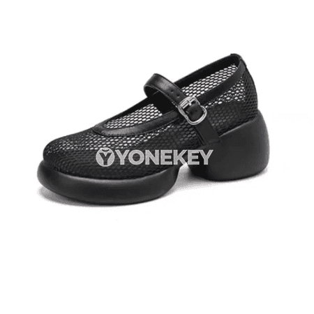 Zenanlar üçin tomusky Mary Jane sandallary, dem alýan