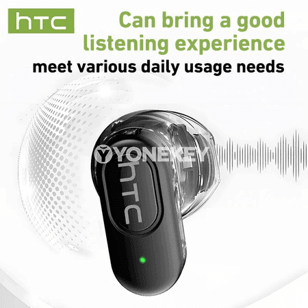 HTC NE51 AI terjimeçi simsiz Bluetooth nauşnikler, ses peseldiji