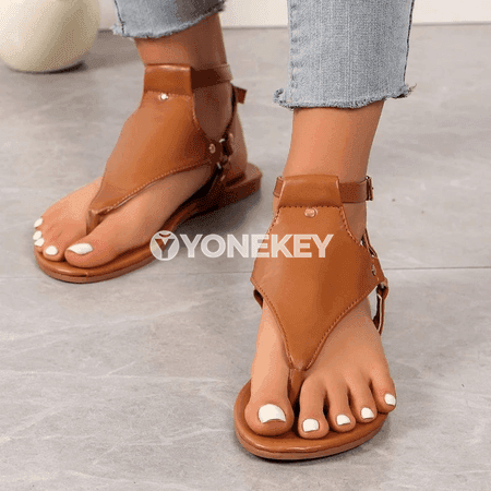 Aýal-gyzlar üçin moda sandallar, ýeňil we amatly, dürli ululyklar