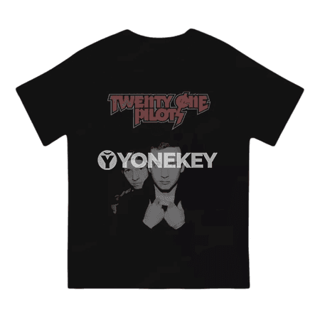 Twenty One Pilots erkek-gyzlar üçin giň kesimli konsert futbolkasy