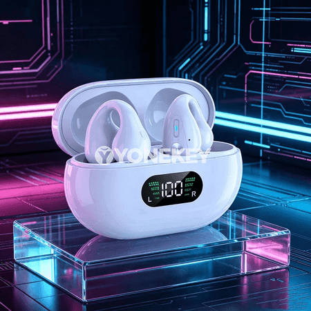 LED duýgur dolandyryşly simsiz Bluetooth nauşnikler