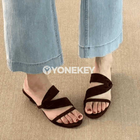 Zenanlar üçin ýokary platformaly vintage açyk barmakly sandal-şypbyk