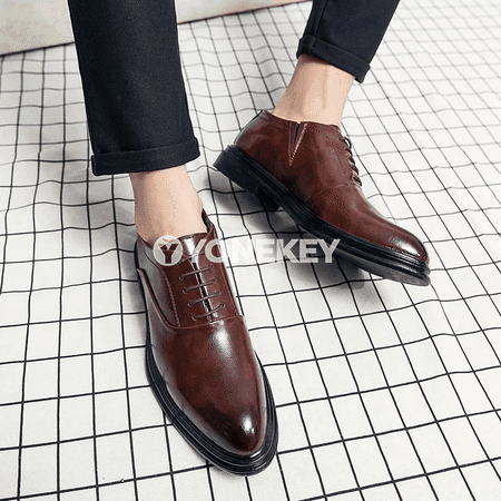 Erkekler üçin klassik işewür oxfords köwüşleri, toý we ofis üçin