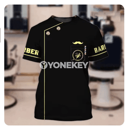 Erkekler üçin 3D çaply tomus futbolka, gysga ýeňli