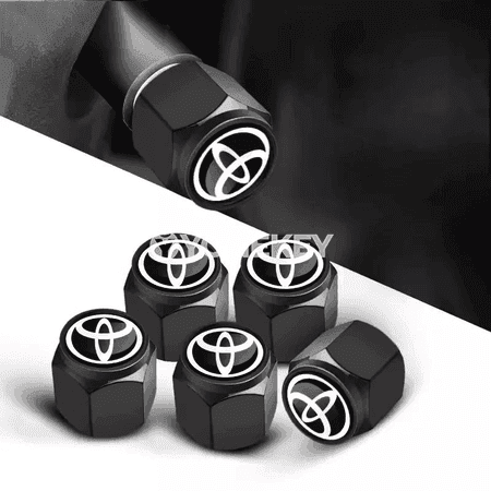 Toyota üçin teker klapan gapaklary, 5 sany tozan goragly