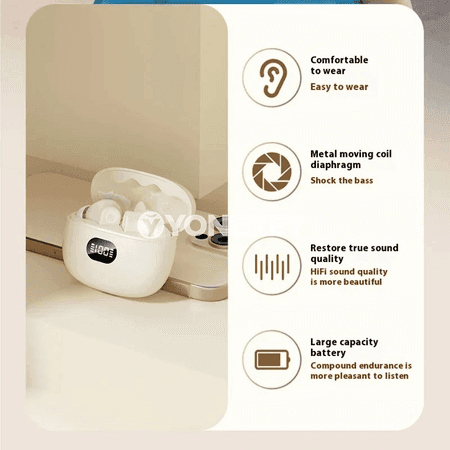 Q1 Pro TWS Bluetooth gulaklyklar, mikrofonly, ENC HD jaň