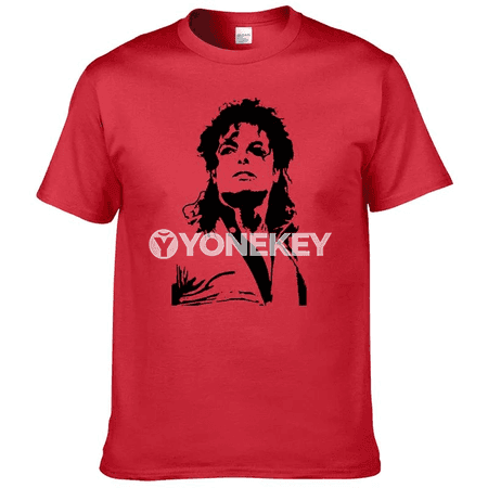 Tomus Michael Jackson erkek futbolkasy, çaply, gysga ýeň
