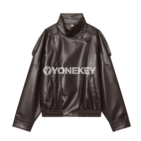 Aýal-gyzlar üçin güýz-gyş uzyn ýeňli giň kesimli jaket