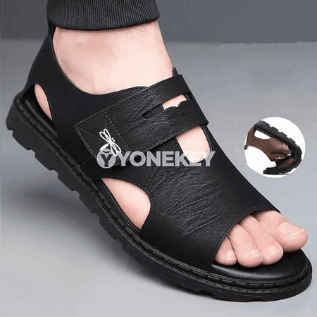 Erkekler üçin roman sandal, ýumşak tabanly, gündelik we rahat