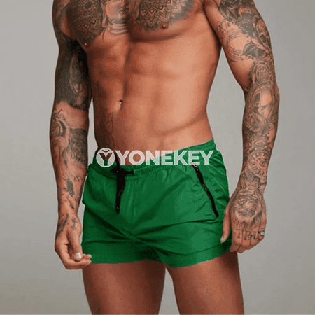 Erkekler üçin ýeňil sport şorty, tomusky gündelik modeller