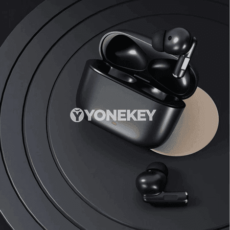 Simsiz Bluetooth TWS gulaklyklary, mikrofonly, suwa garşy, sport üçin