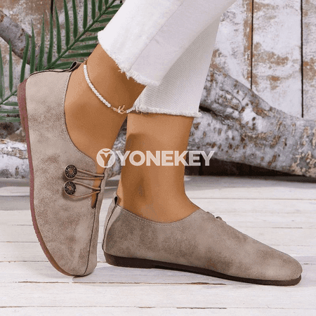 Aýallar üçin ýeňil, süýşmeýän, dem alýan loafers — tomus köwüşleri