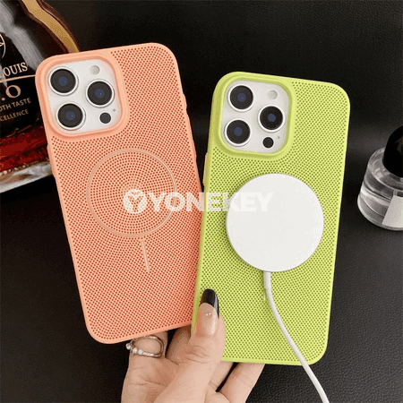 iPhone üçin magnitli ýylylygy ýaýradyjy ýeňil gorag gapak