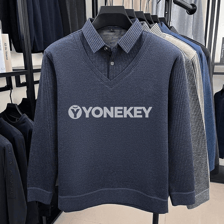 Erkekler üçin gyş ýyly fleece polo köýnek, ýumşak we rahat
