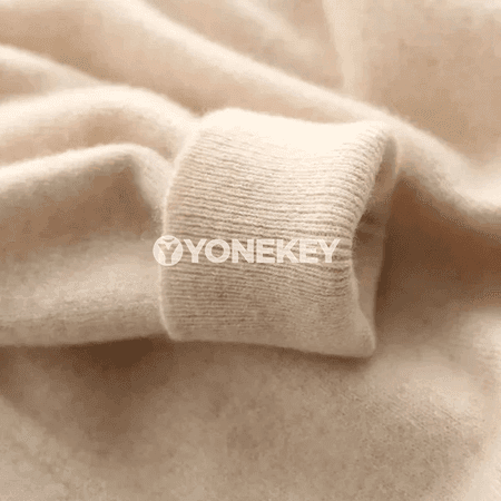 Erkekler üçin ýyly kaşmir V boýun switer, güýz-gyş üçin
