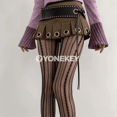 Zenanlar üçin ýeňil fishnet kolgotka, geometrik nagyşly