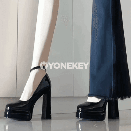 Aýallar üçin klassik ýokary ökjeli elegant aýakgaplar