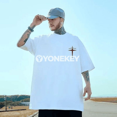 Erkekler üçin giň ölçegli sport futbolka, çaply, M-8XL