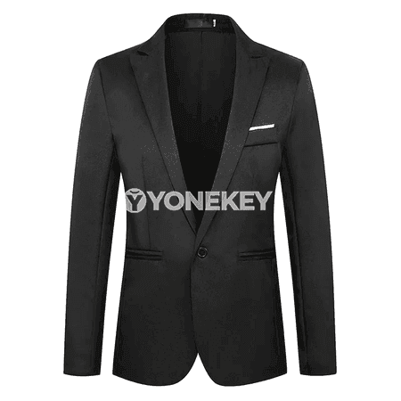 Erkekler üçin gündelik ýeňil blazer, döwrebap we inçe kesimli kostýum penjek
