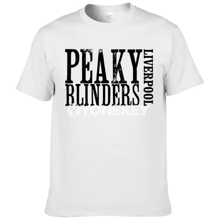 Peaky Blinders stilindäki erkekler üçin pagta gysga ýeňli futbolka