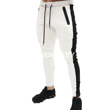 Erkekler üçin sport balaklar, ýeňil, giň biçimli, jübili