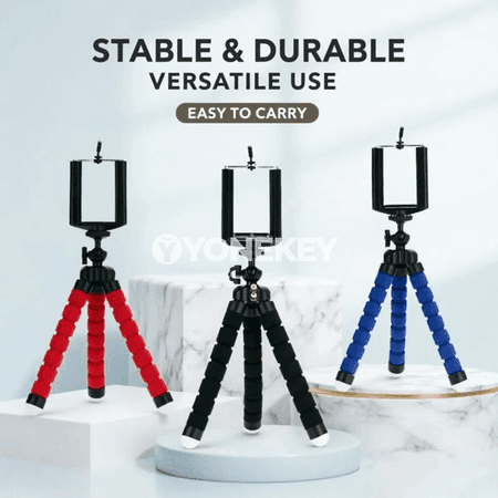 Mobil telefon üçin çeýe tripod, oktopus görnüşli mini saklaýjy