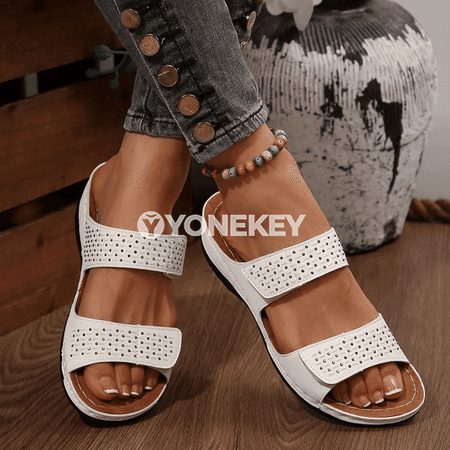 Zenanlar üçin tomuslyk platformaly rahat şypbyk sandal