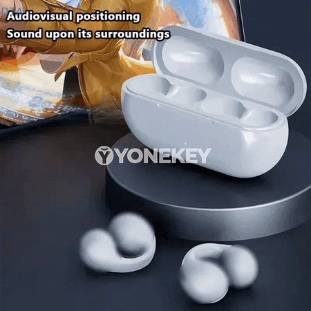 T75 simsiz bone conduction Bluetooth nauşnikler, sport üçin