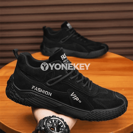 Erkekler üçin anti-slip pes bilekli gündelik sport köwüşleri, iş üçin amatly