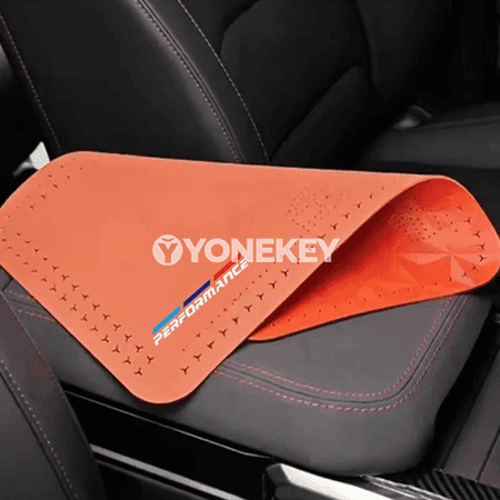 BMW M Performance üçin ýokary hilli zamş armrest örtügi