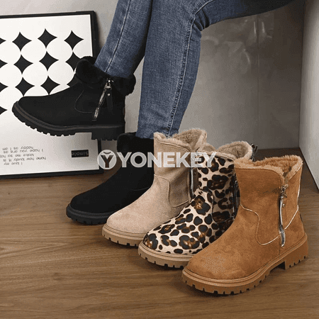 Zenanlar üçin retro zamş ankle ädikleri, zipli gyş köwşi