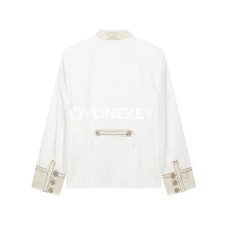 Aýallar üçin klassik streetwear gysga harby jaket, dik ýakaly
