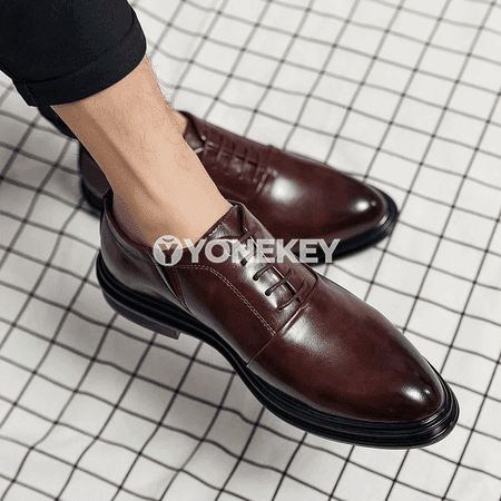 Erkekler üçin klassik oxfords deri köwüşler, ofis we toý üçin