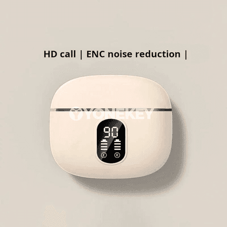 HIFI Bluetooth simsiz TWS nauşnikler, zarýad görkezijili