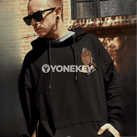 Erkekler üçin kapýuşonly ýeňli futbolka, retro stil, M–8XL