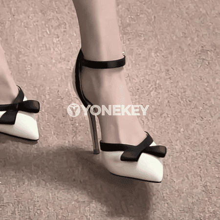 Zenanlar üçin ýazky bantly ýokary ökçeli açyk uçly sandallar