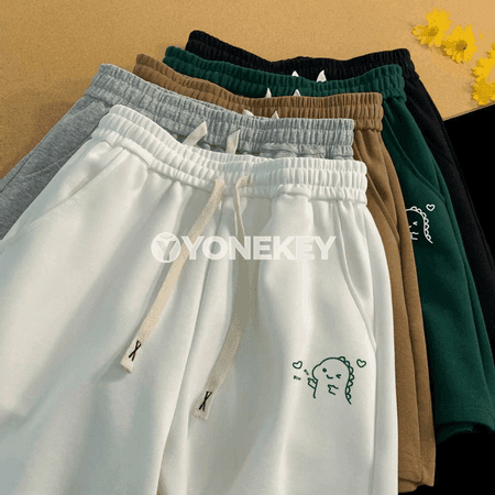 Erkekler üçin giň sport şortikleri, çaply, M-8XL