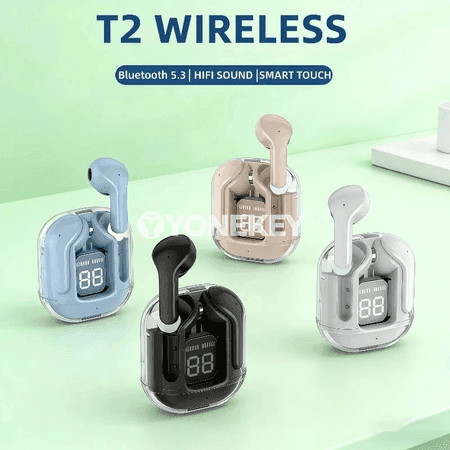 T2 TWS açyk görnüşli simsiz Bluetooth nauşnik, HIFI ses