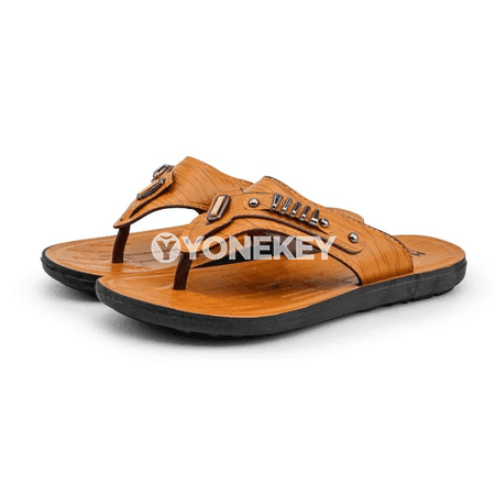 Kişi üçin tomusky şypbyk-sandal, ýeňil flip-flop aýakgap